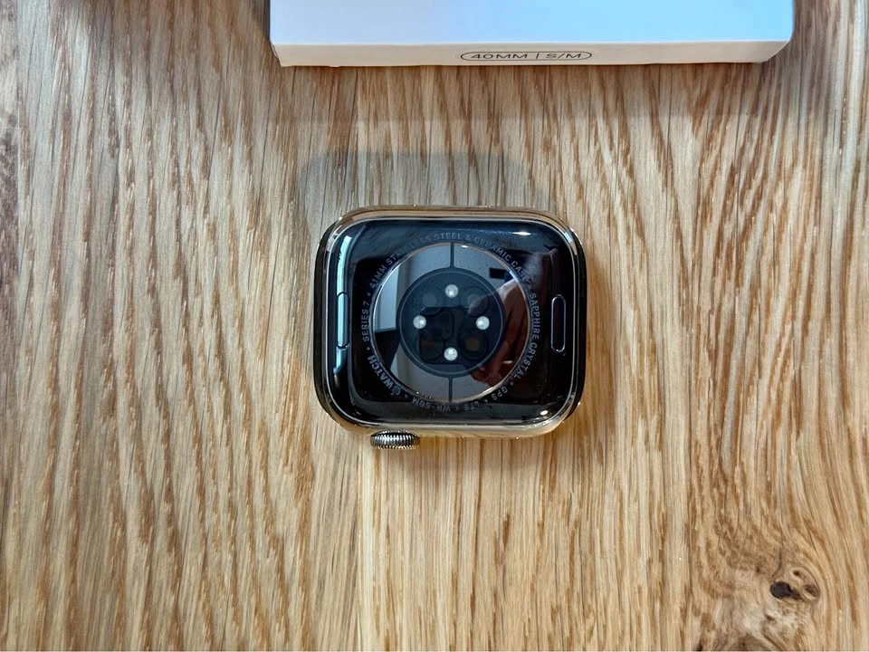 Apple Watch Series 7 – 41mm Gold Stainless Steel – GPS + Cellula