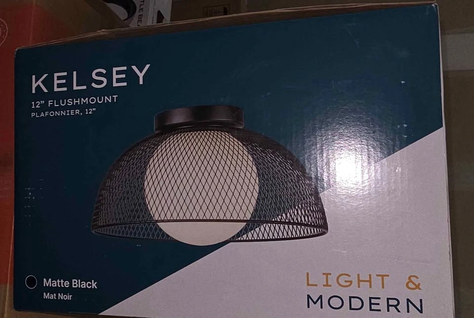 Brand new sealed Kelsey 12" Flushmount Light Fixture - photo 2