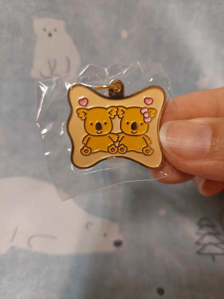 Gashapon - Lotte Koala Couple Enamel Marker/Keychain/Charm 🏈