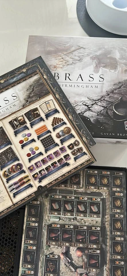 Brass Birmingham with 3D printing organizer