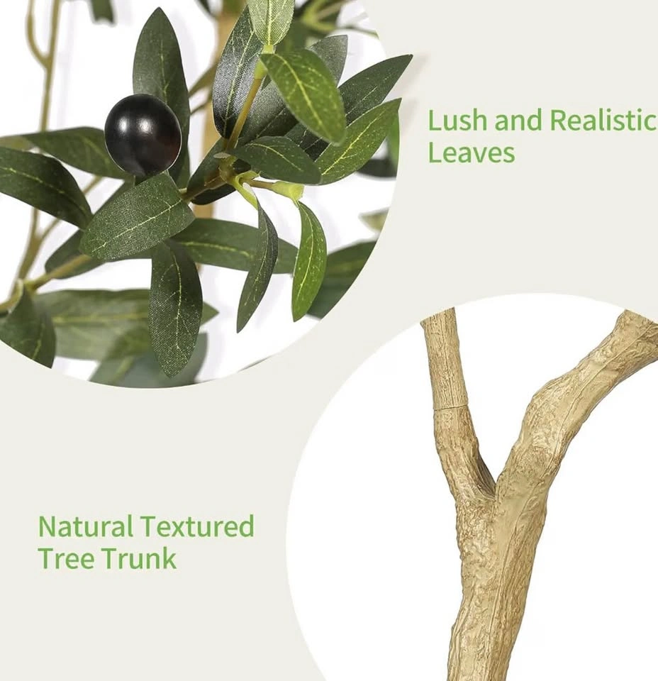 Brand New in Box Realead 7ft Artificial Olive Tree - photo 3
