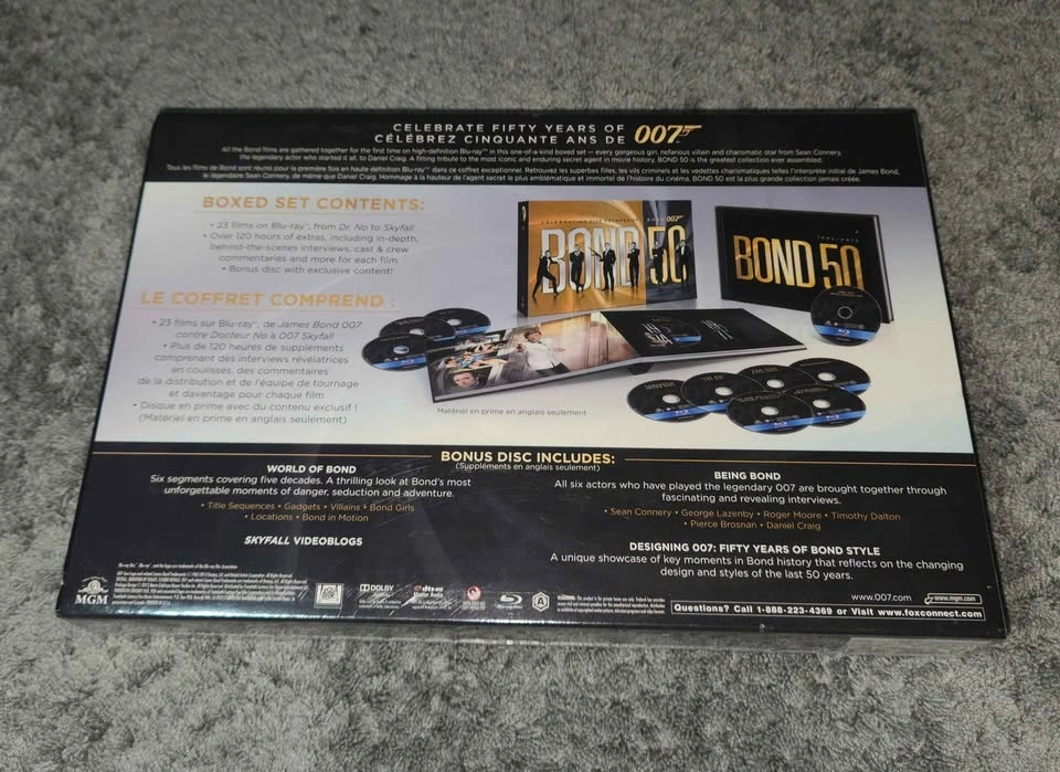Bond 50: James Bond 007 Blu-ray Collection Limited Edition - photo 3
