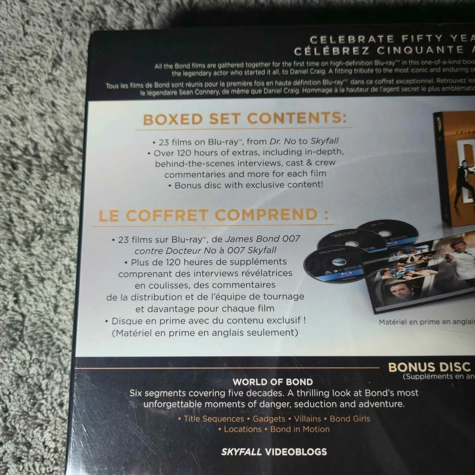 Bond 50: James Bond 007 Blu-ray Collection Limited Edition - photo 4