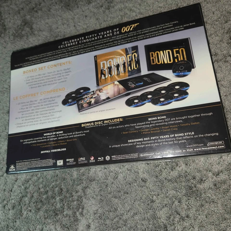 Bond 50: James Bond 007 Blu-ray Collection Limited Edition - photo 5
