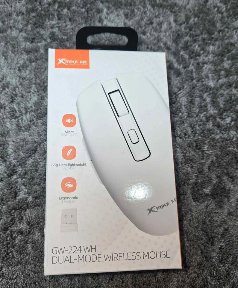 Xtrike Me GW-224 WH Dual-Mode Wireless Mouse Brand New - photo 2