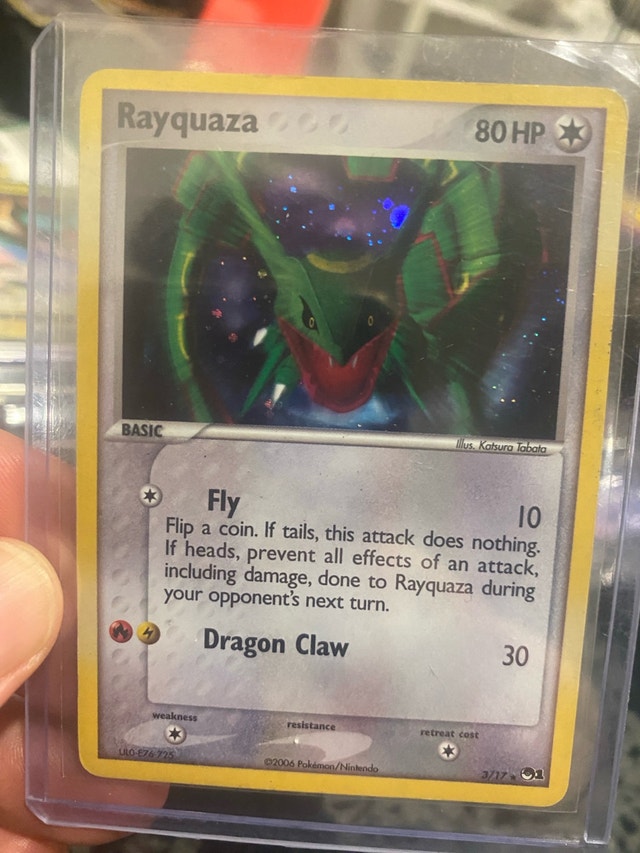 Rayquaza Holo 3/17 Pop Series 1 Pokemon Card