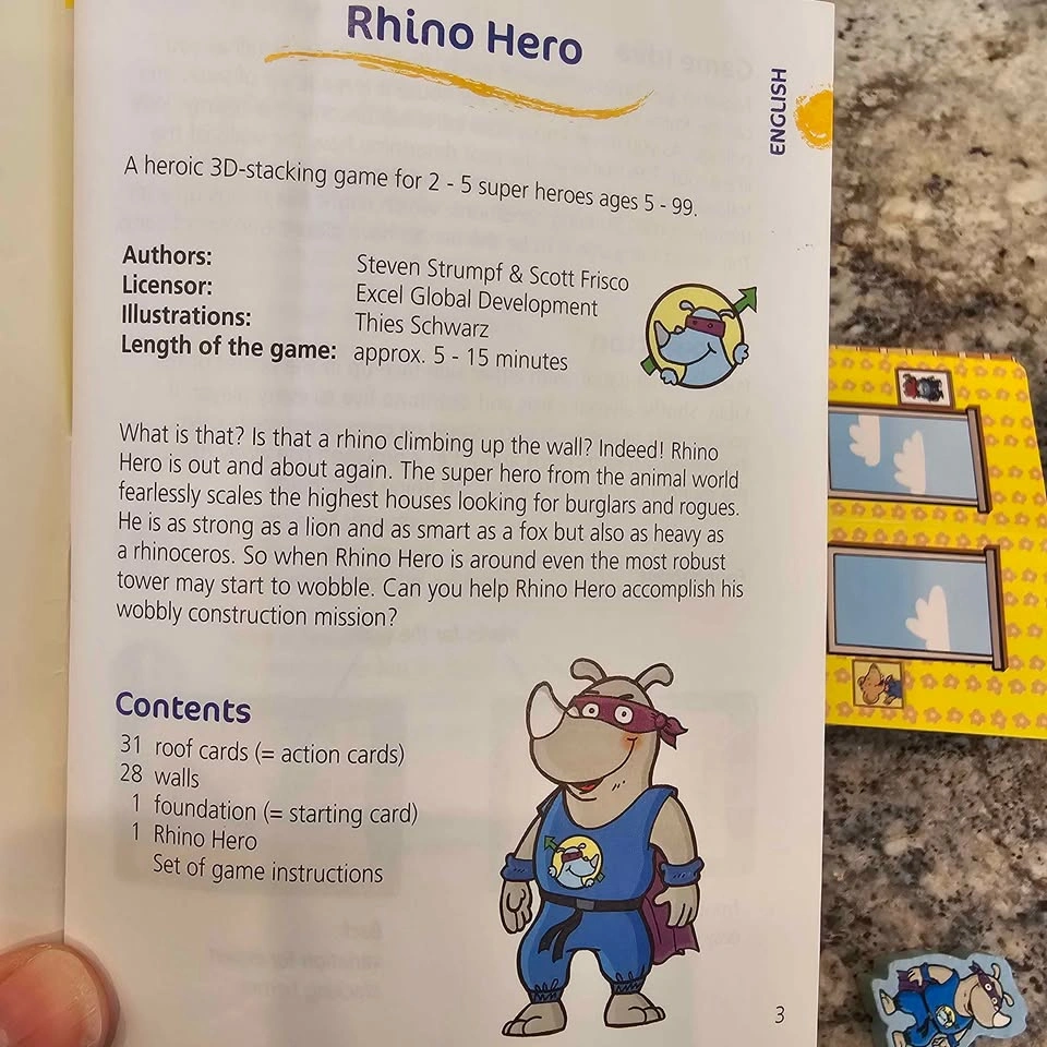 HABA Rhino Hero Card Game - photo 3