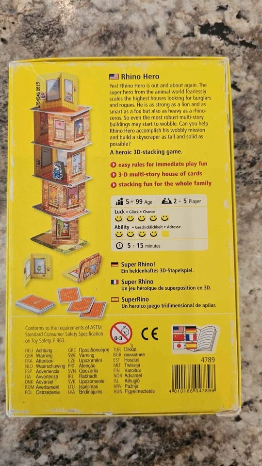 HABA Rhino Hero Card Game - photo 4