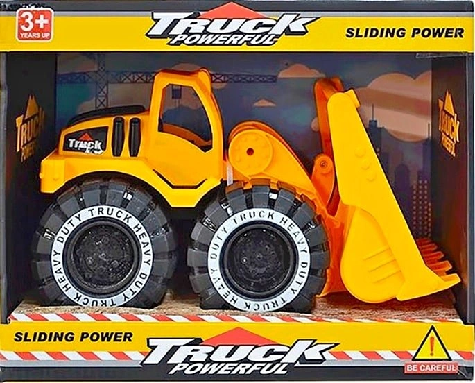 Truck Powerful Sliding Power Yellow Front-End Loader Toy