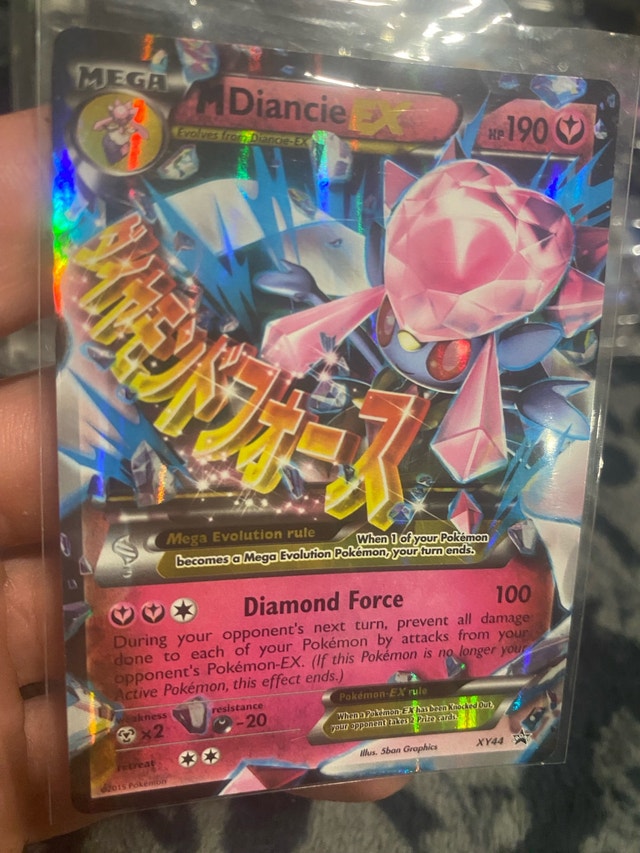 M Diancie EX XY44 Blackstar Promo Pokémon Card