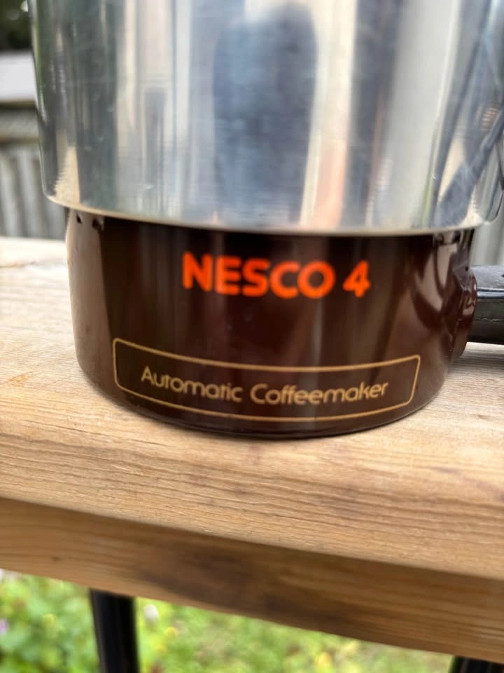 Vintage Nesco 4 Automatic Coffeemaker Aluminum Percolator - photo 2