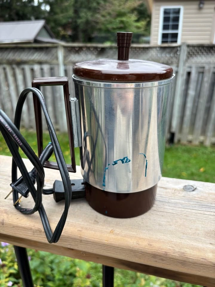 Vintage Nesco 4 Automatic Coffeemaker Aluminum Percolator - photo 4