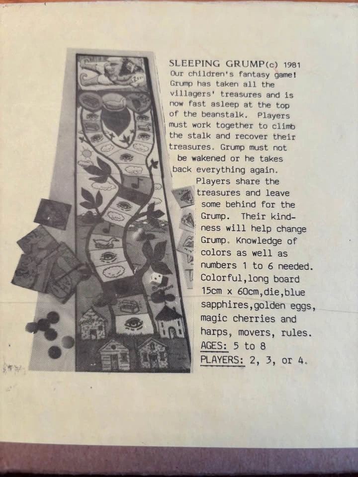 Vintage Family Pastimes "The Sleeping Grump" Board Game (1981) - photo 5