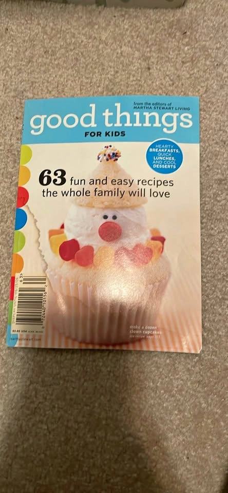Martha Stewart Living Good Things for Kids Recipe Magazine