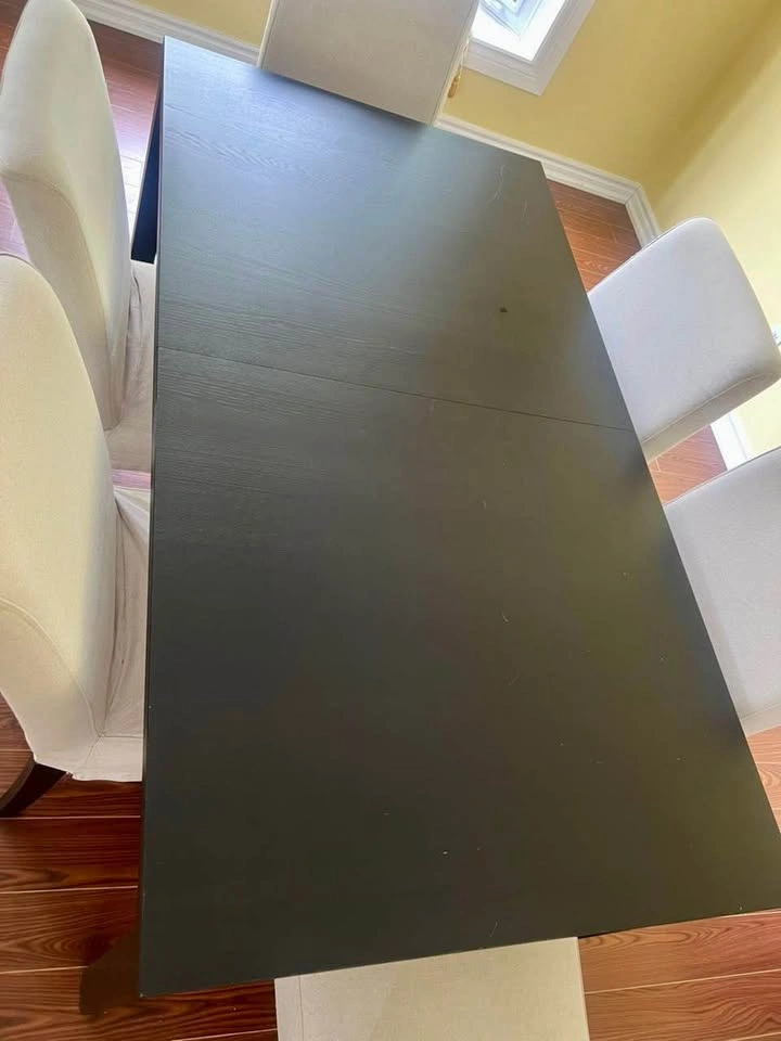 Extendable Dining Table and 7 Chairs - photo 3