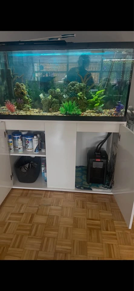 90 gallon aquarium with stand - photo 3