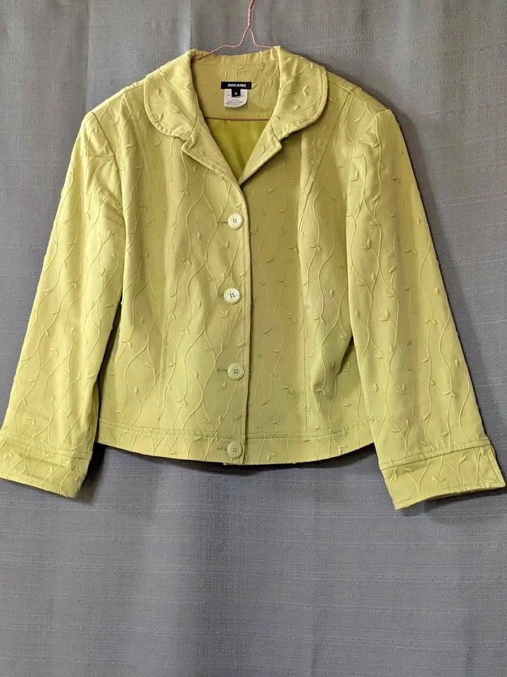 Mikane Embroidered Jacket Size 10