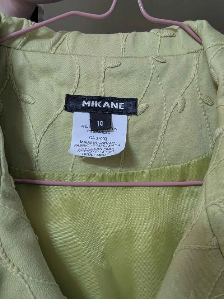 Mikane Embroidered Jacket Size 10 - photo 2
