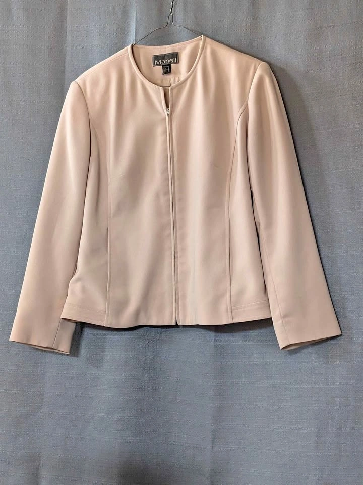 Manelli Zip-Up Jacket - size 8