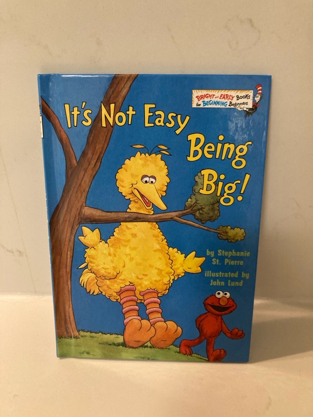 🏈 Sesame Street It's Not Easy Being Big Book