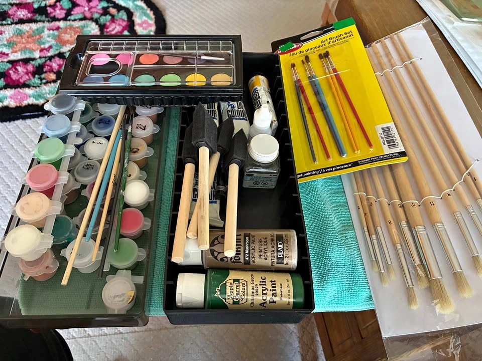Ultimate Artist & Craft Supply Mega Bundle – Paints, Brushes & P