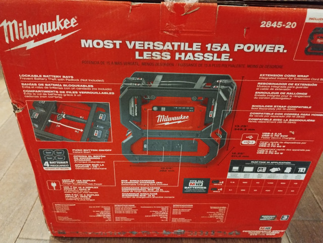 Milwaukee M18 Carry-On Power Supply (2845-20) - Tool Only - photo 2