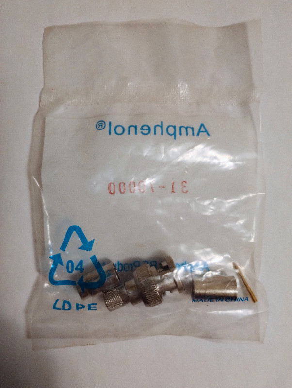 BNC RG6 75 Ohms Coaxial, Straight Plug, X 3 - photo 2