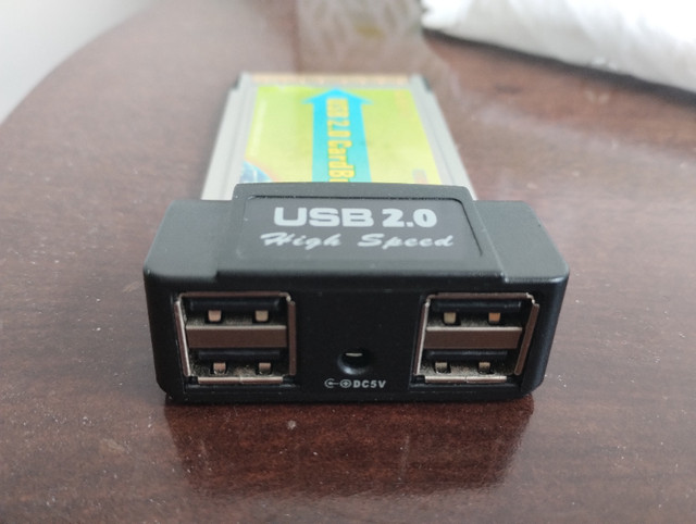 PCMCIA 32-Bit USB 2.0 CardBus Card - 4 Port