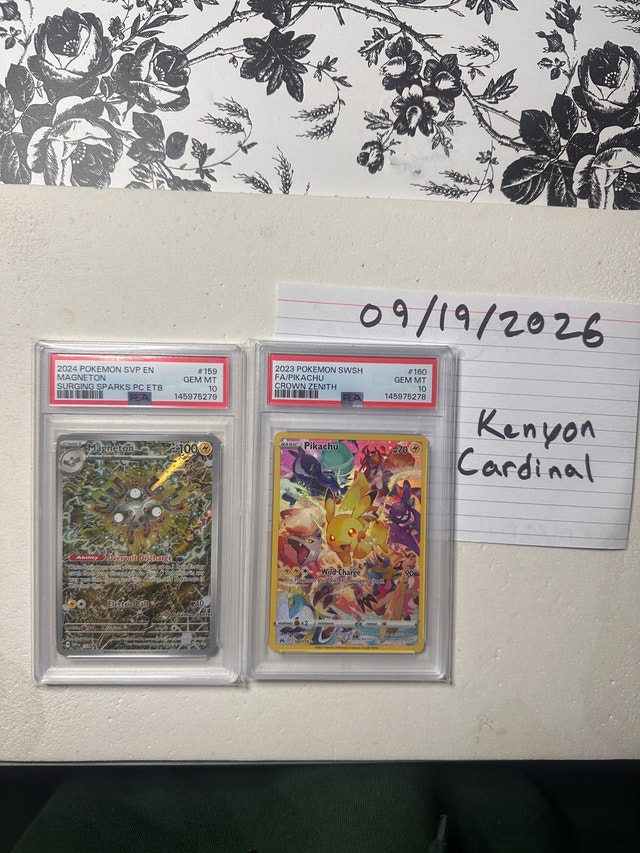 two pokemon PSA 10 market value 370$