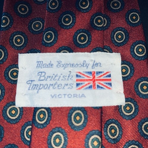 Men's British Importers Tie One Size burgundy - photo 5