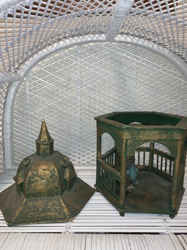 Unbranded Green Gold Gazebo Decor One Size - photo 2