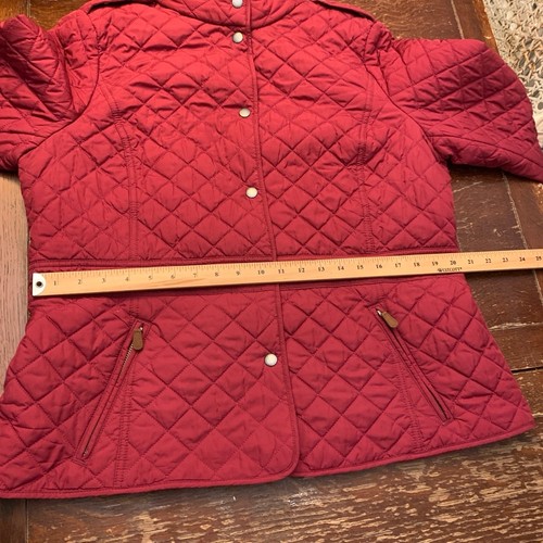 Women's Talbots Quilted Jacket Size XL Fuschia - photo 5