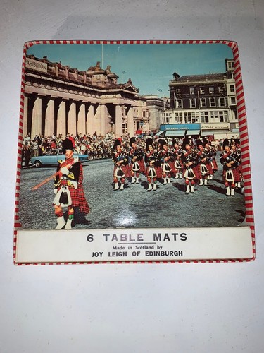 Vintage Joy Leigh of Edinburgh Table placemats Scottish - photo 2
