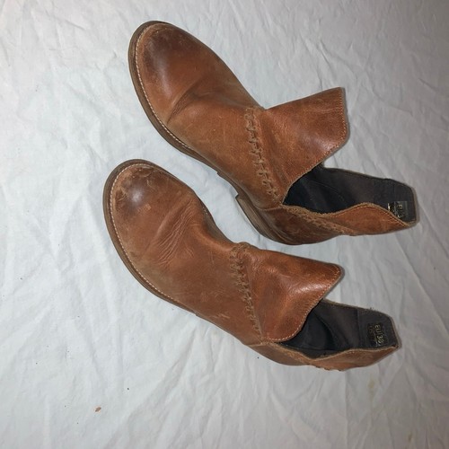 Women's Musse & Cloud Brown Leather Ankle Boots US 6 - photo 3