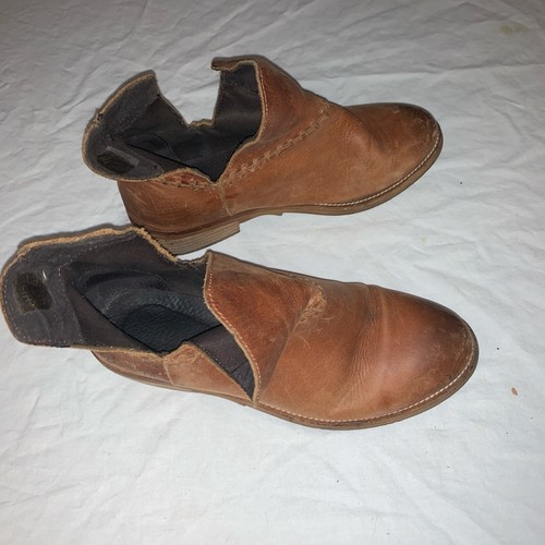 Women's Musse & Cloud Brown Leather Ankle Boots US 6 - photo 5
