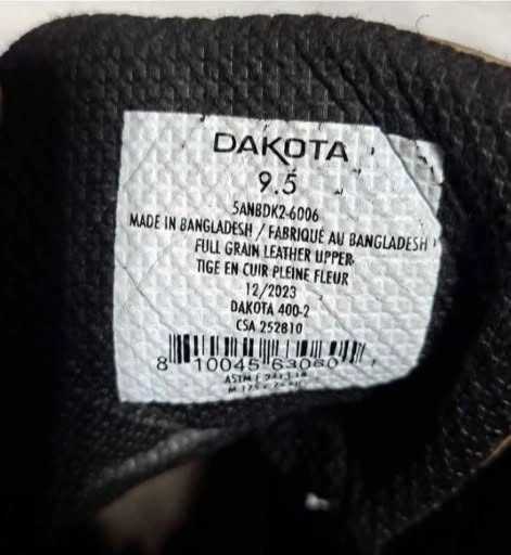 Dakota Work Pro Safety Boots - Size 9.5 Standard - photo 5