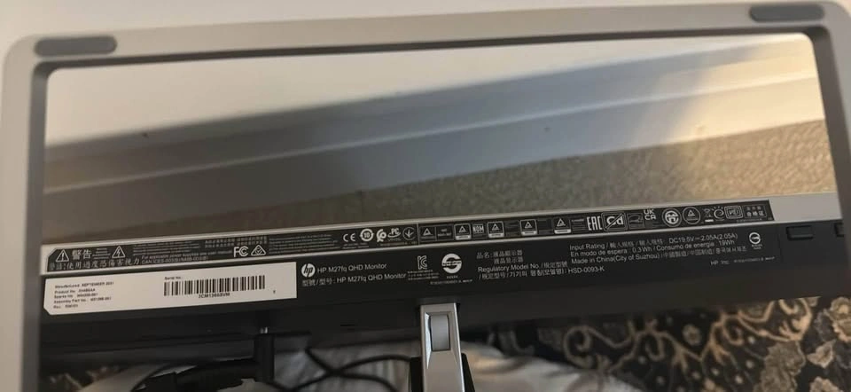 HP M27fq QHD Monitor 27" (2560 x 1440) 48-75 Hz - photo 2