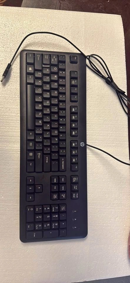 HP KU-1156 Full Size Standard Keyboard, Black