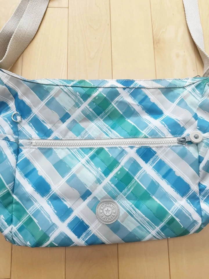 Kipling Blue and Green Patterned Crossbody Bag - photo 2