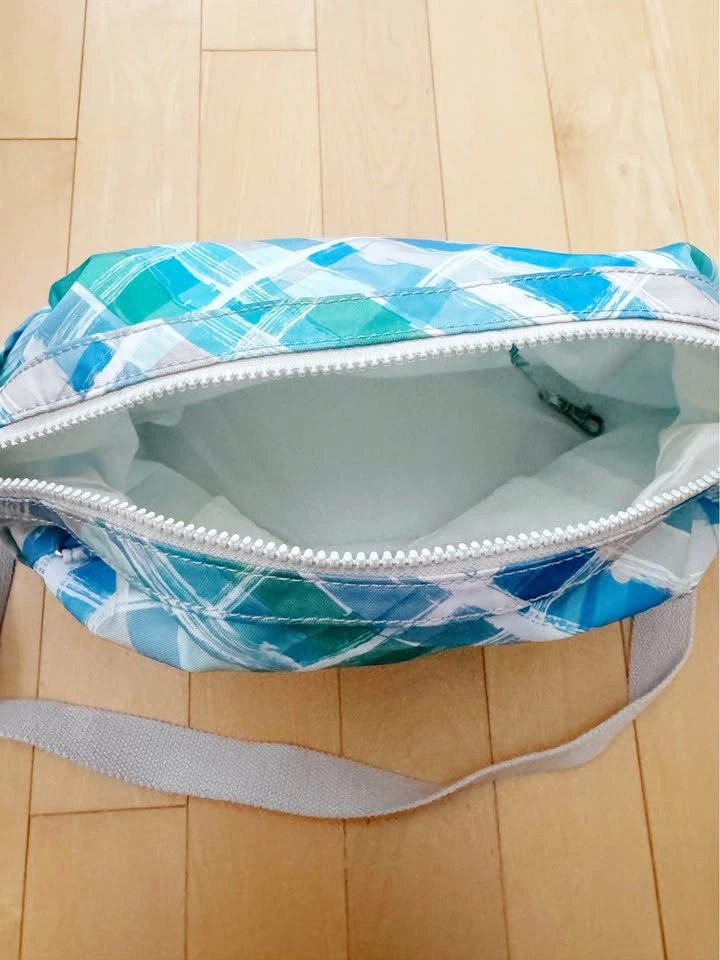 Kipling Blue and Green Patterned Crossbody Bag - photo 4