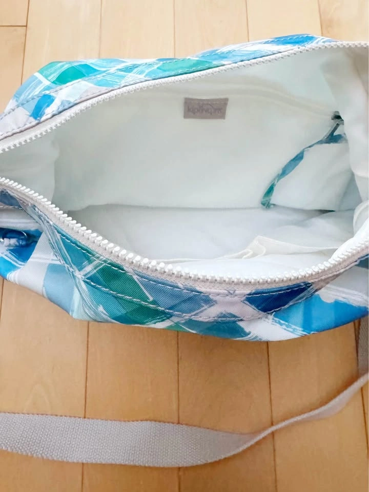 Kipling Blue and Green Patterned Crossbody Bag - photo 5