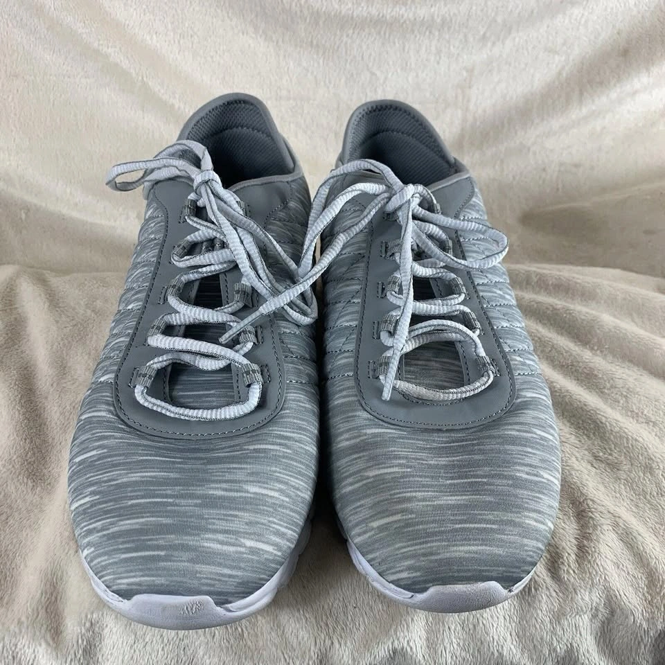 Cheeks Tony Little Womens Gray Quilted Gel Shoes Size 7.5W - photo 2