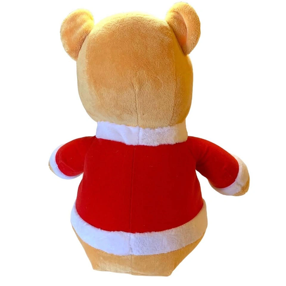 Disney Christmas Winnie the Pooh Bear 15” Plush Hunny Pot Santa - photo 2