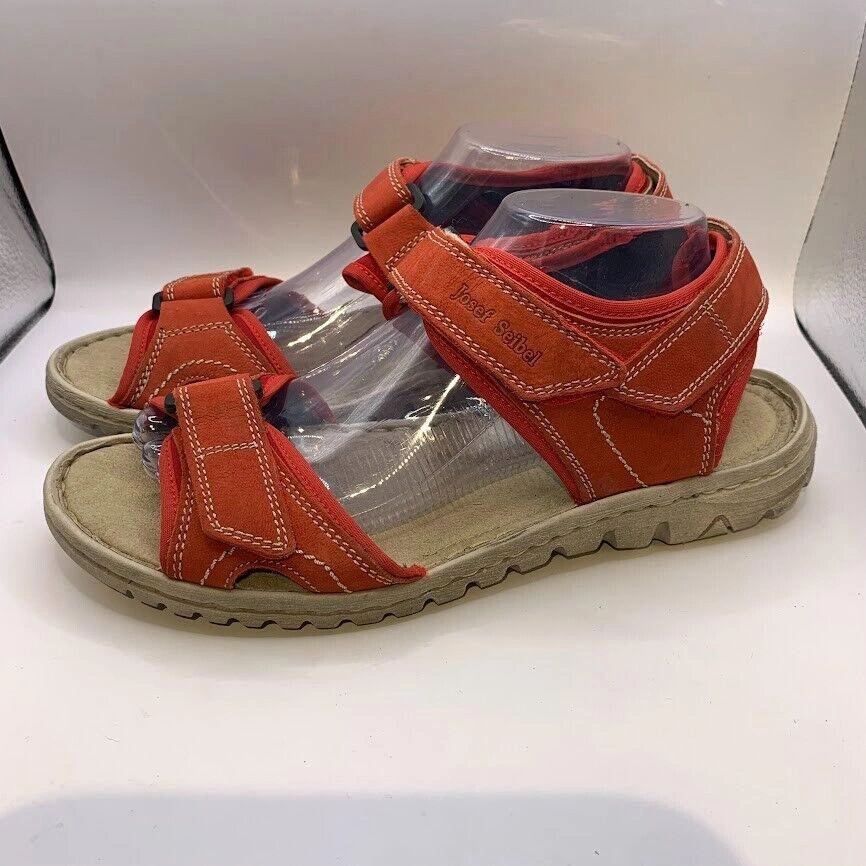Josef Seibel Lucia 15 Womens Nubuck Leather Sandals Red Size 11 - photo 3
