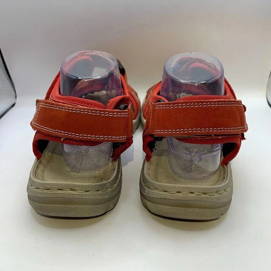 Josef Seibel Lucia 15 Womens Nubuck Leather Sandals Red Size 11 - photo 4
