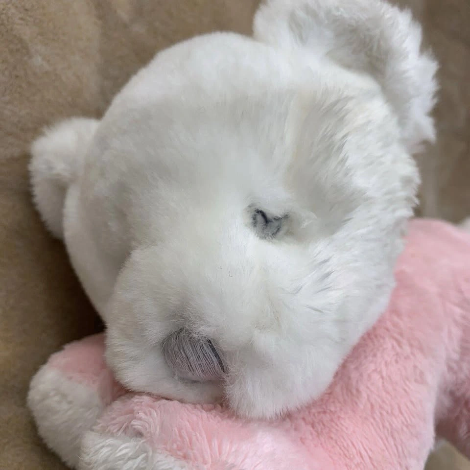 Sleepytime Napping Plush Bear Pink Sleepers 9" Stuffed Animal - photo 5