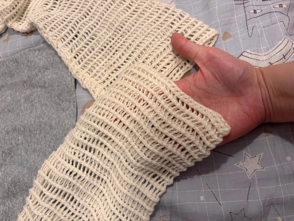Cream Crochet Shrug - photo 3