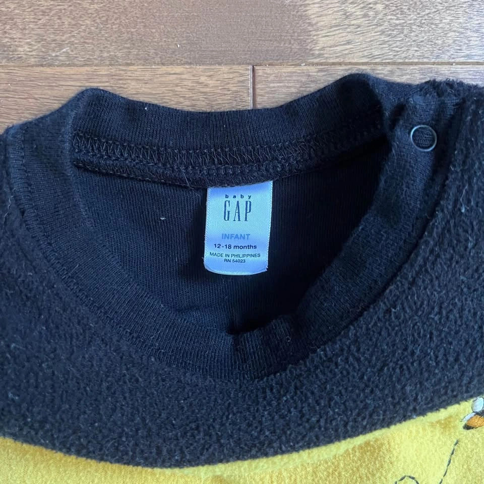 Gap 12-18m toddler unisex Halloween costume bumble bee - photo 2
