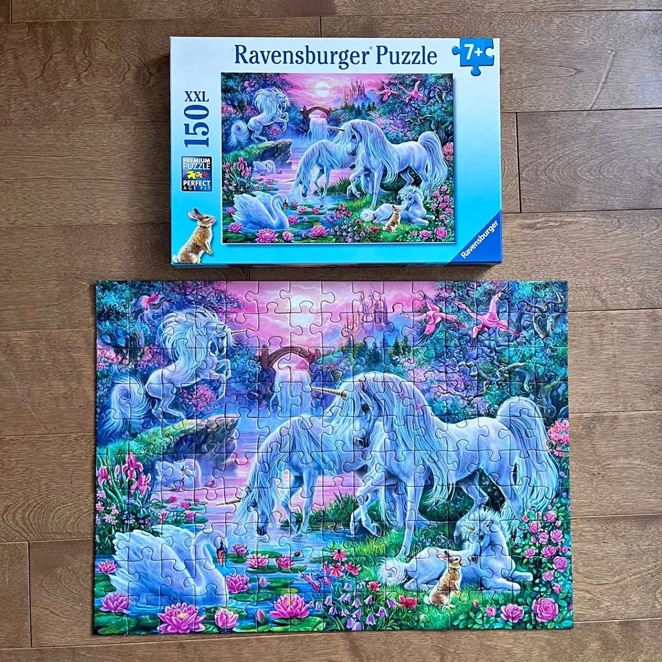 Ravensburger kids puzzle 150XXL unicorns