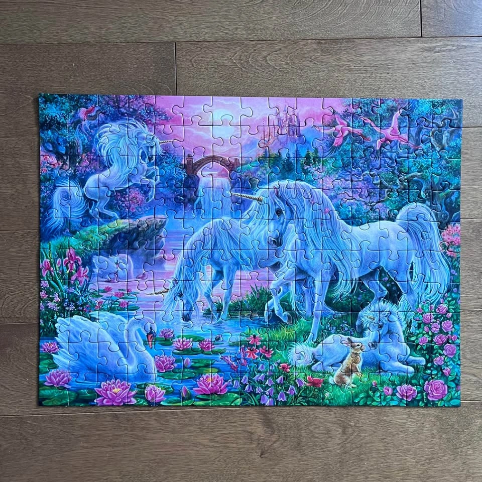 Ravensburger kids puzzle 150XXL unicorns - photo 2